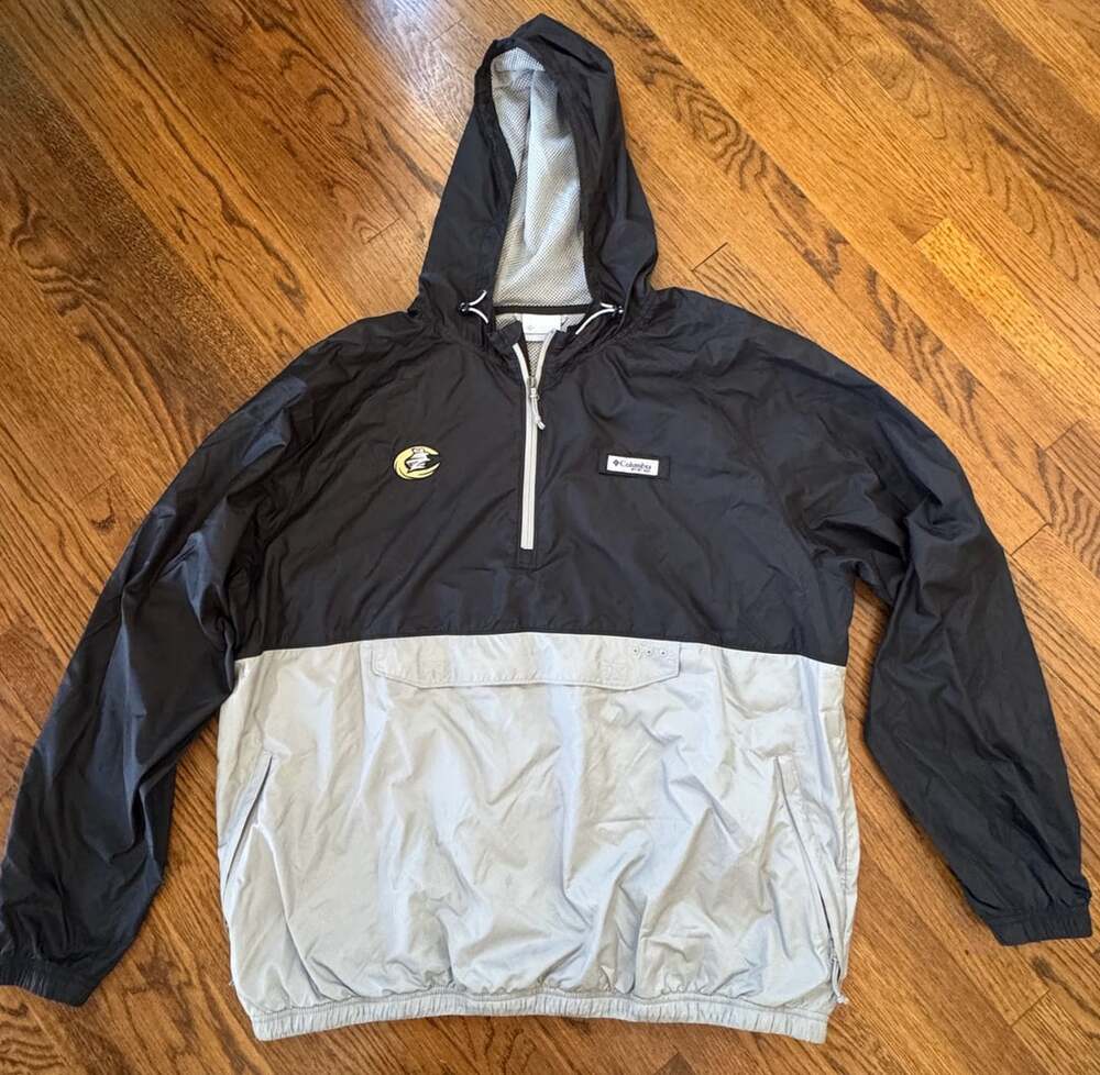 Columbia Charlotte Knights PFG Windbreaker Jacket Size XL